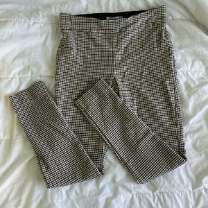 Gingham dress pants
